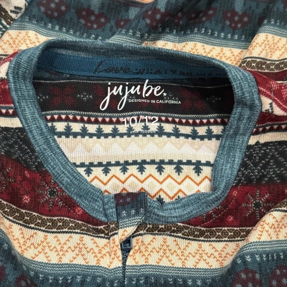 NEW Jujube Made in CA Christmas in CA Palm Tree One Piece Kid's Size 10/12 - Picture 6 of 11